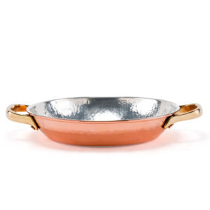 Plat à Paella en cuivre 5 dimensions